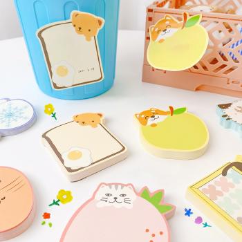 360Home Kreative Cartoon abziehbare Haftnotizen